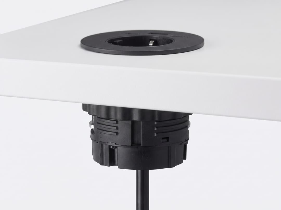 Inbouw powerbox Ø6 cm — Past in een standaard uitsparing