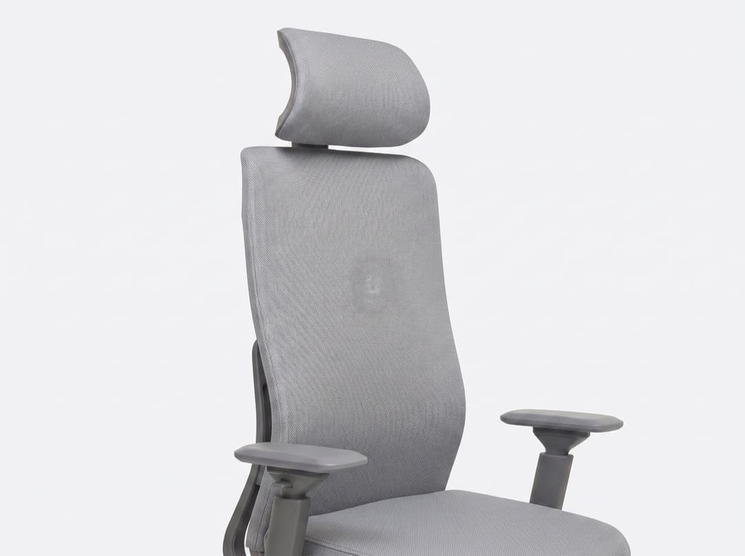 Ergonomische bureaustoel Pure OS1 — Rug, lenden- en hoofdsteun