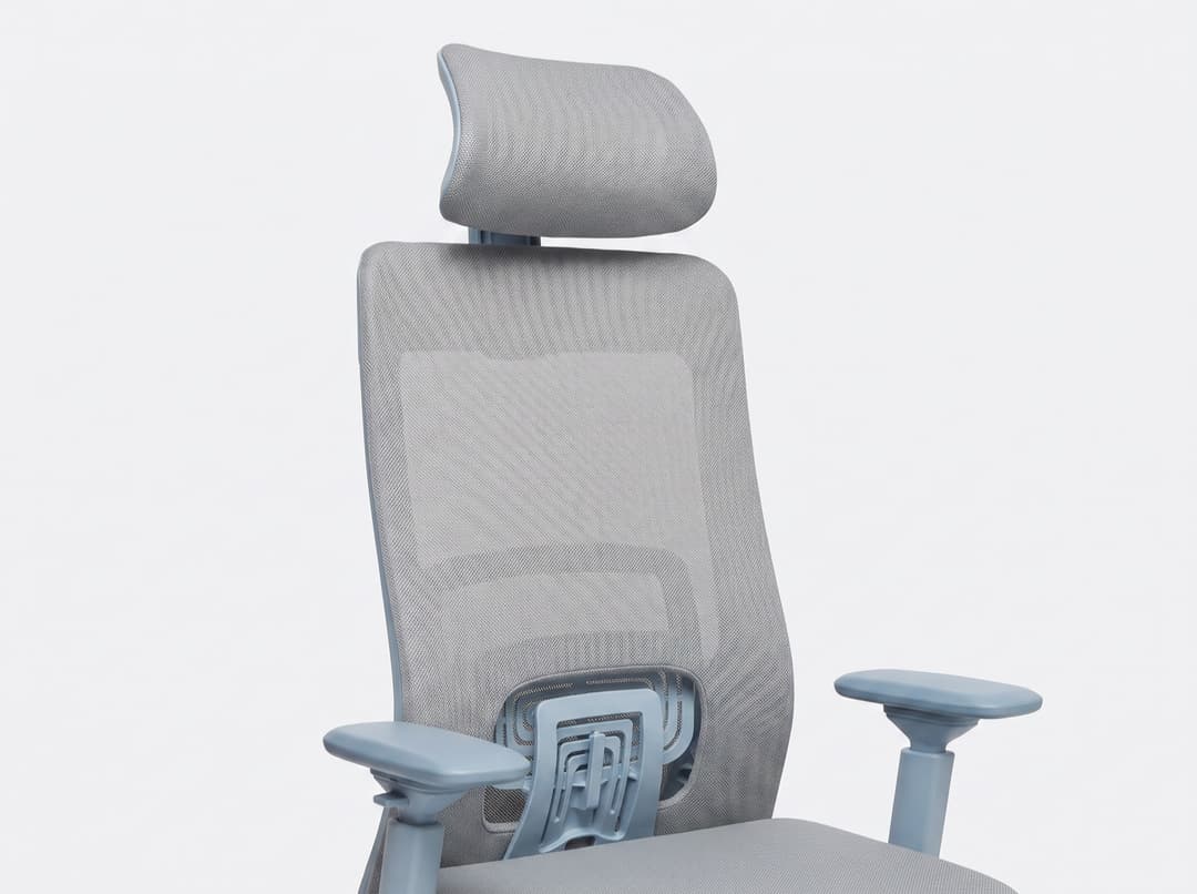Ergonomische bureaustoel Pure OS1 — Rug, lenden- en hoofdsteun
