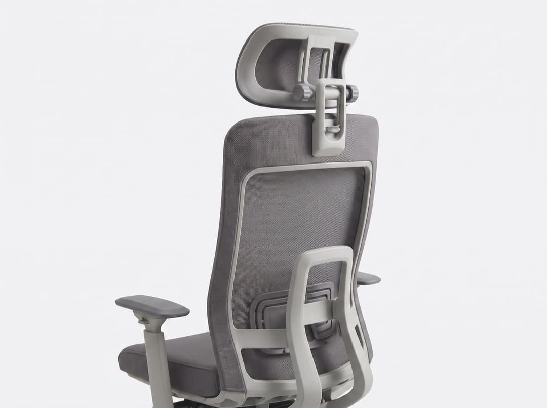 Ergonomische bureaustoel Pure OS1 — Rug, lenden- en hoofdsteun