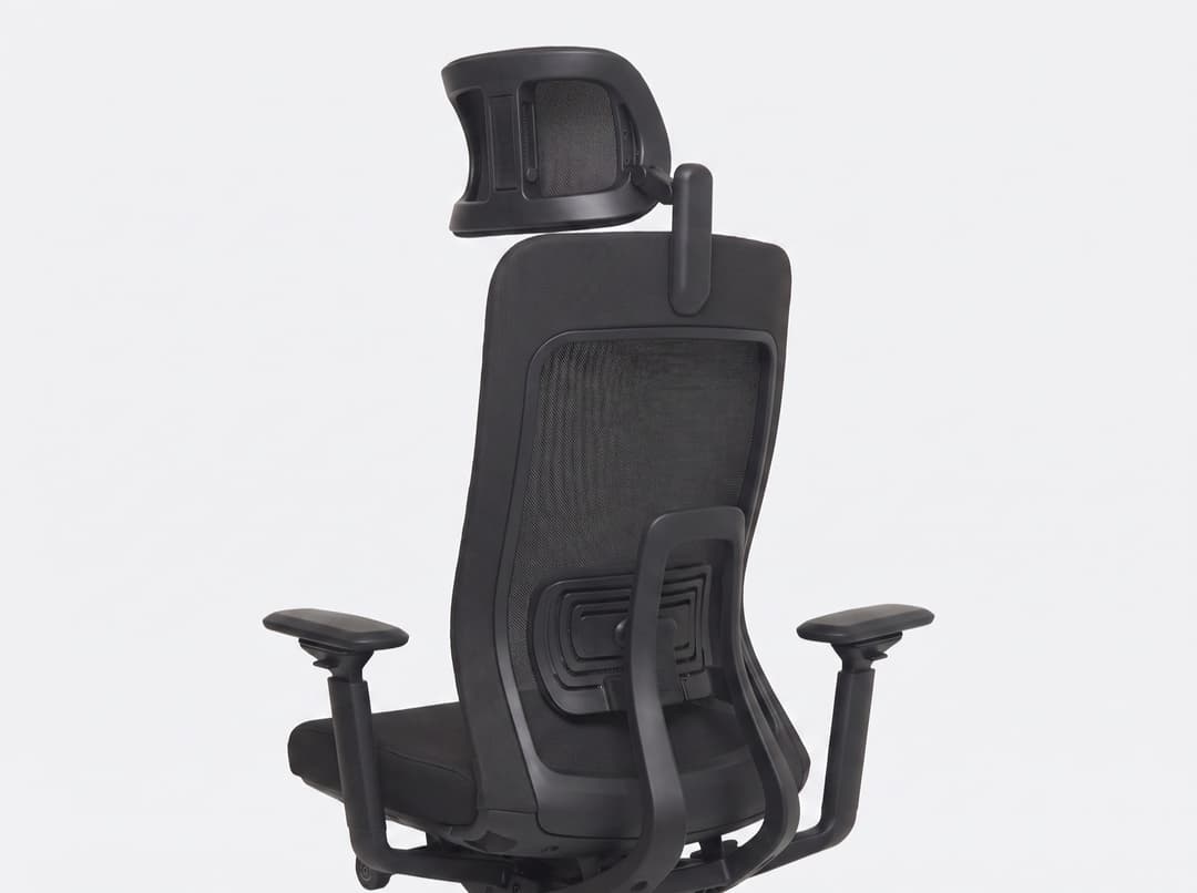 Ergonomische bureaustoel Pure OS1 — Rug, lenden- en hoofdsteun