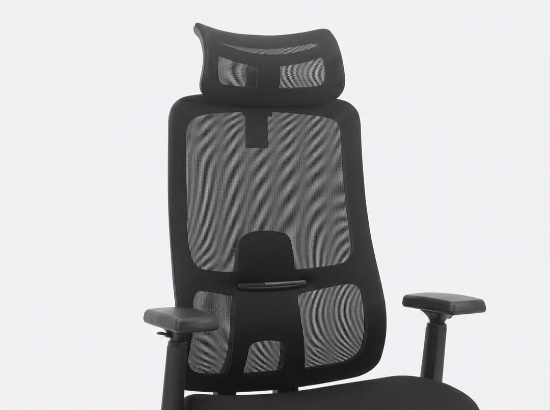 Ergonomische bureaustoel Pure OS3 — Rug en hoofdsteun